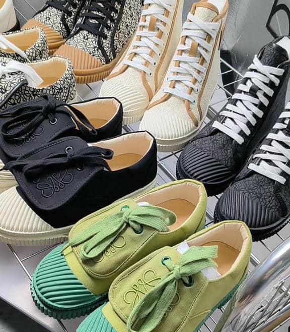 LOEWE canvas sneakers